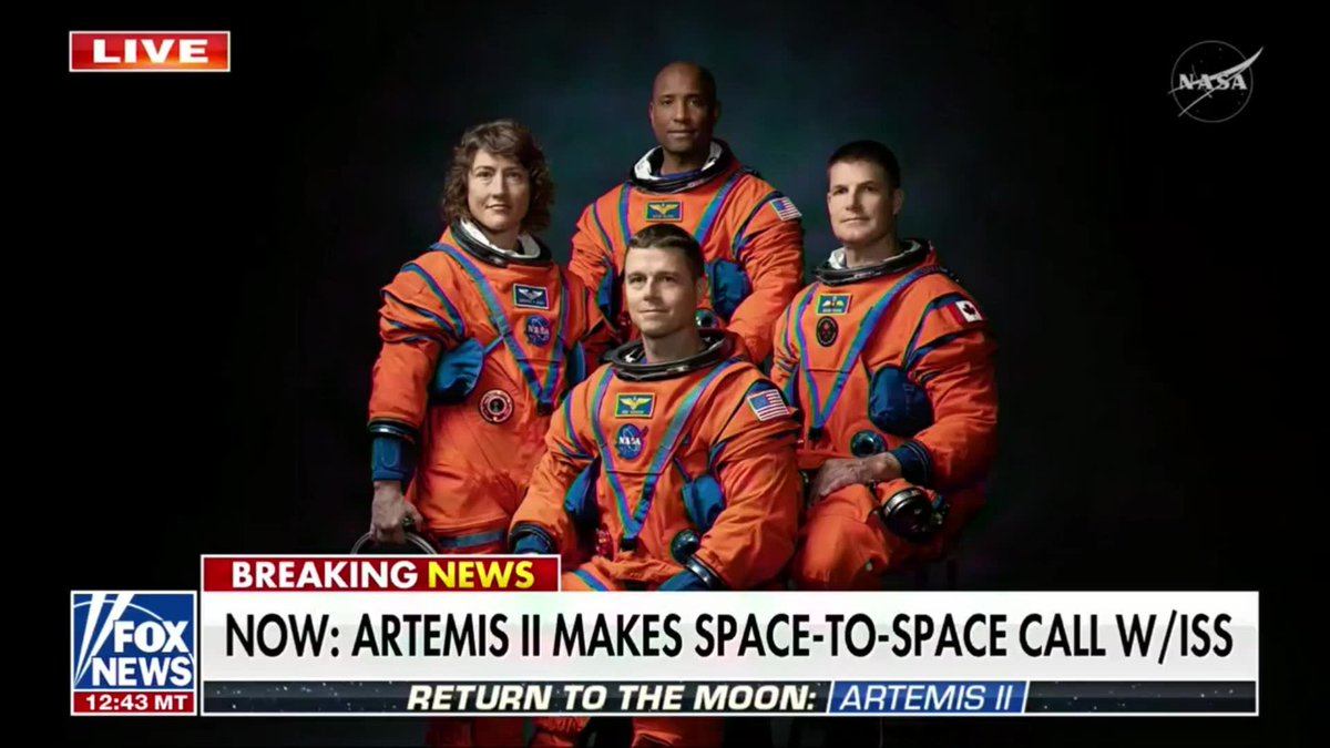 Artemis II mission specialist Christina Koch talks to astronauts abord the International Space Station and shares how it felt to look at the Earth during the crew’s historic lunar flyby: “The thing that changed for me, looking back at Earth, was that I found myself noticing not only the beauty of the Earth, but how much blackness there was around it and how it just made it even more special.” “It truly emphasized how alike we are, how the same thing keeps every single person on planet Earth alive.”