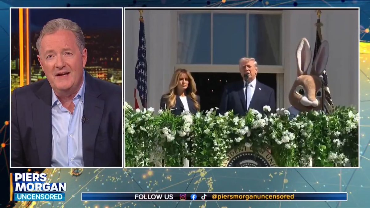"Those words should be chilling to not only the Iranian people but to everybody." Piers Morgan breaks down President Trump's statements threatening the "whole civilization" of Iran. Watch more 👇 📺 Piers Morgan