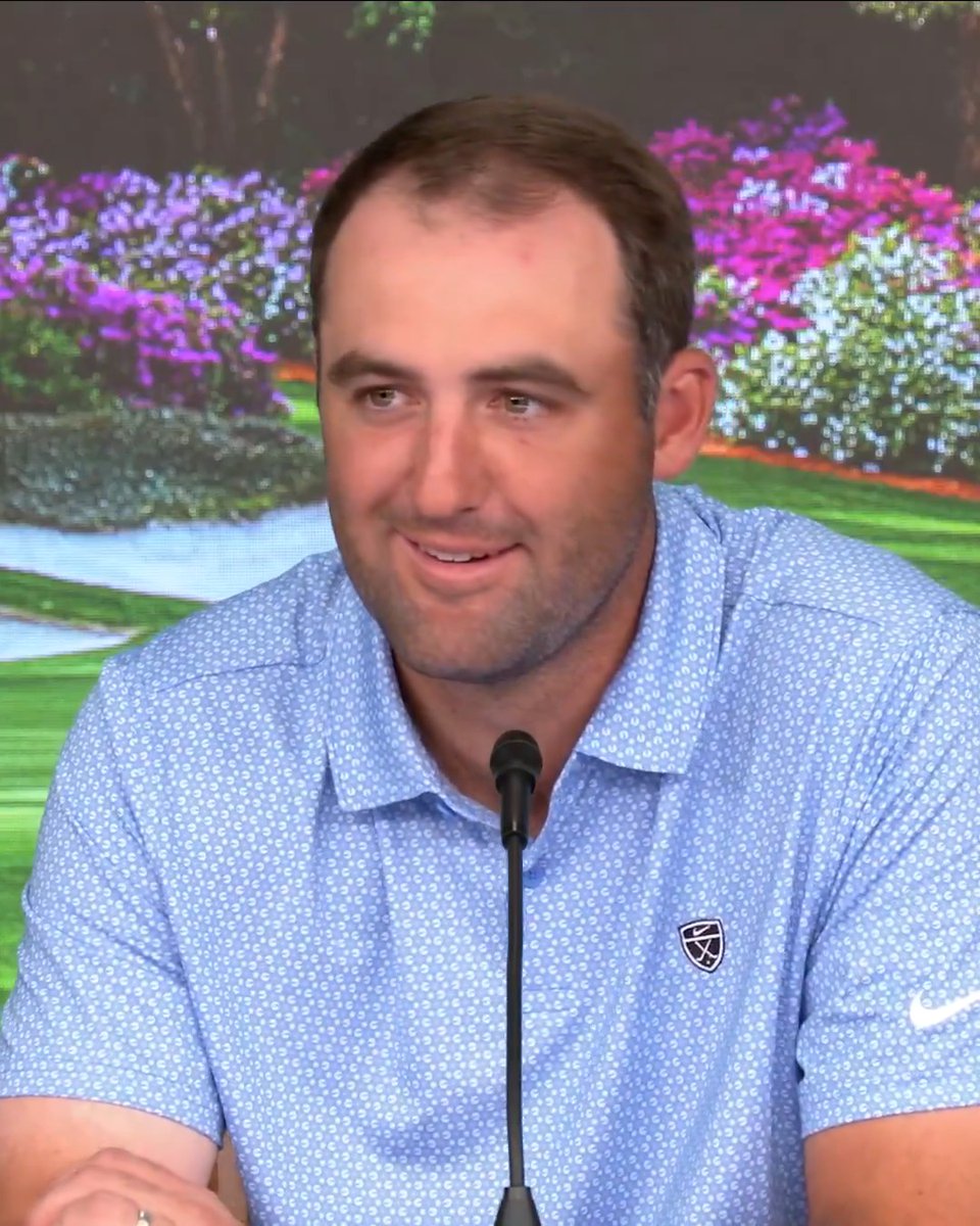 "When it comes to my kids, I want them to have as simple of a life as they can and be able to grow and develop like normal kids the same way I did." Scottie Scheffler spoke about his desire for his family to continue living a normal life off the course.