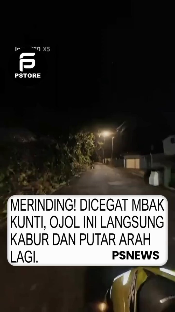 Itu mbak Kunti cuma mau nebeng ke pasar, masnya kok pelit banget sih langsung kabur? 😬
