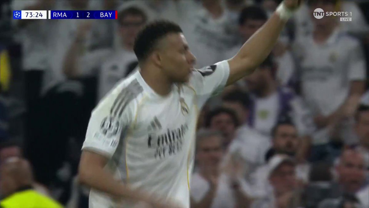 Kylian Mbappé scores and Real Madrid are back in the game 👀 📺 Stream with TNT Sports on HBO Max