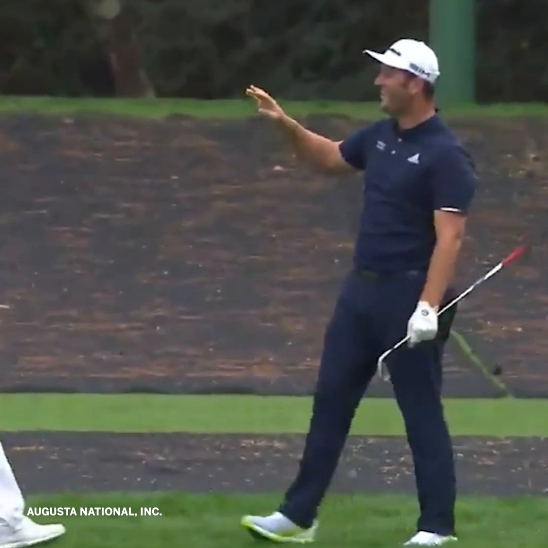 Jon Rahm skipping it off the water and in the hole on the 16th before the Masters will always be a must-watch 😳