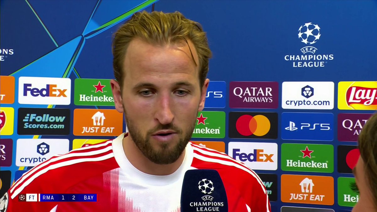 Harry Kane's post-match thoughts: "We're in a good position. But it’s a one goal lead, it can change really quick. We have to stay focused" 🎥 Football on TNT Sports