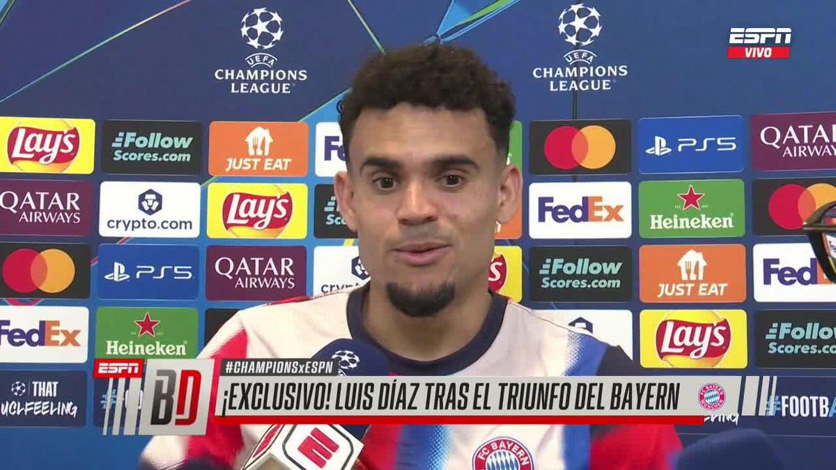 ¡EXCLUSIVA LUIS DÍAZ EN ESPN! "Con Kompany tenemos una idea clara" Luis Díaz sobre el triunfo 'Bávaro' en la CHAMPIONS LEAGUE. ▶️ Mira #BalónDividido en el Plan Premium de #DisneyPlus