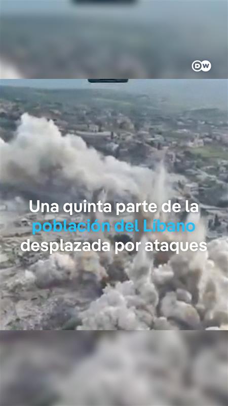 Más de un millón de desplazados y 1.500 muertos por ataques israelíes en Líbano Esto es lo que reportan la agencia de la ONU para los refugiados y el Ministerio de Salud de Líbano, respectivamente. Israel ha desatado una ofensiva contra la milicia islamista Hezbolá en el país, en represalia por sus bombardeos contra Tel Aviv en respaldo a Irán. Según organizaciones internacionales, los ataques también han afectado a personal y centros de salud, algo que "no debería volverse la norma", según el director general de la Organización Mundial de la Salud.