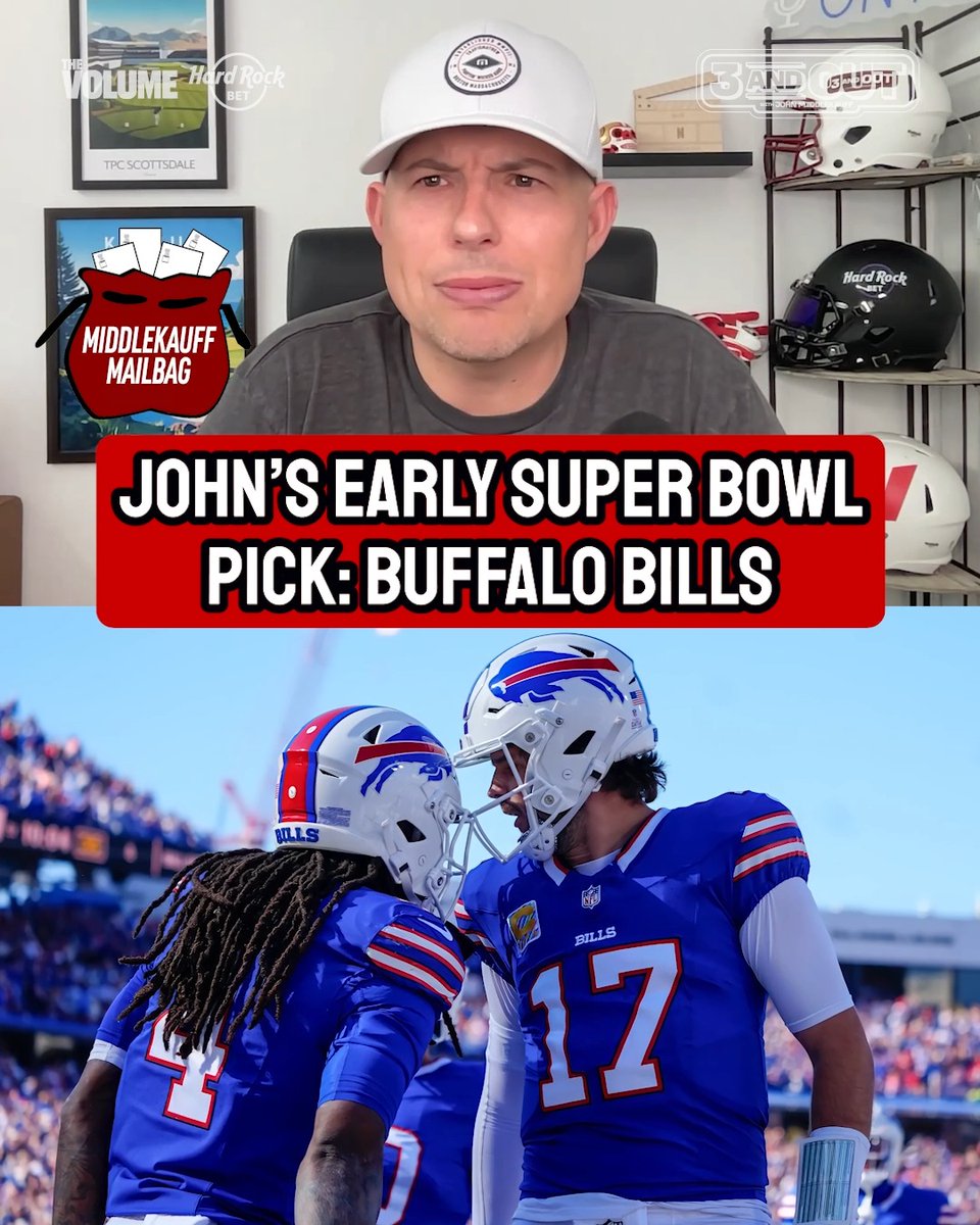 Bills (+1000) a great pick to win Super Bowl LXI? Hard Rock Bet John Middlekauff answers a mailbag question on why he's buying stock in Josh Allen, Joe Brady &amp; the Bills chances to win the Super Bowl. #HRBPartner