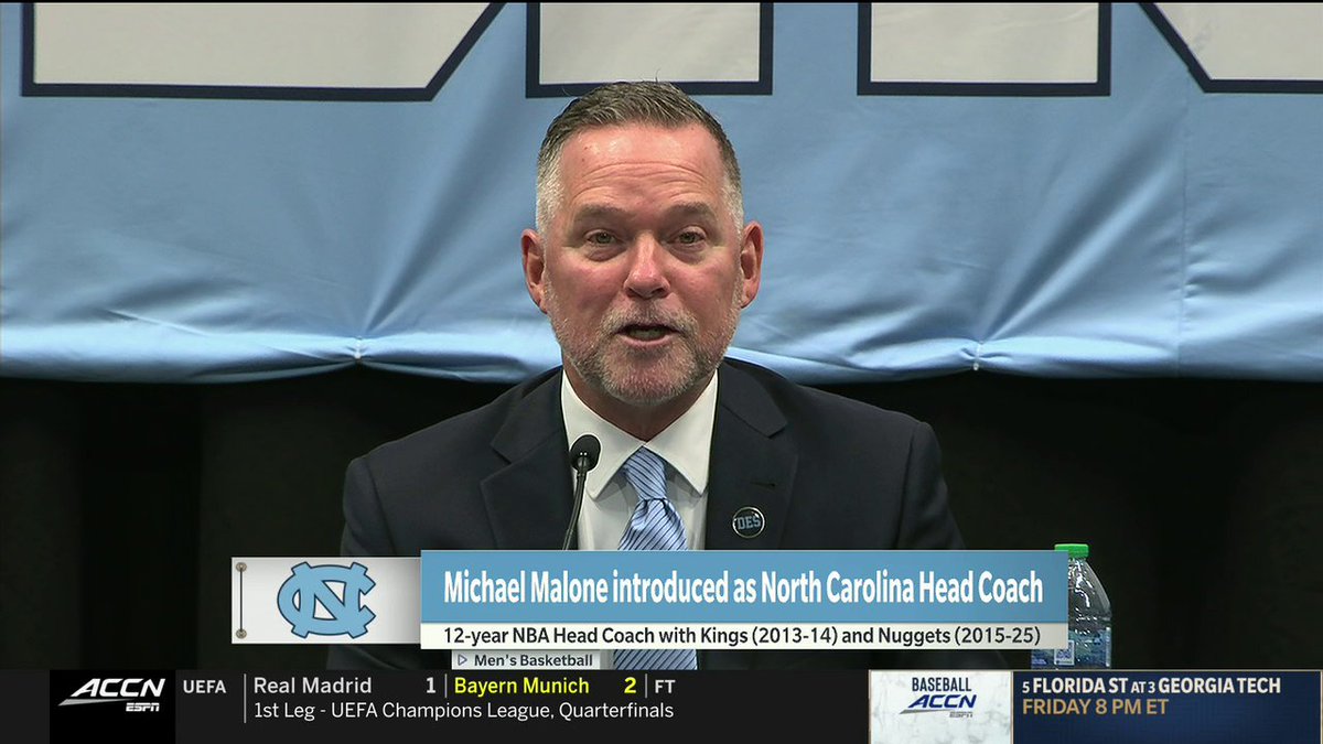 Michael Malone shares the conversation he had with his daughter about taking the @UNC_basketball job 🩵