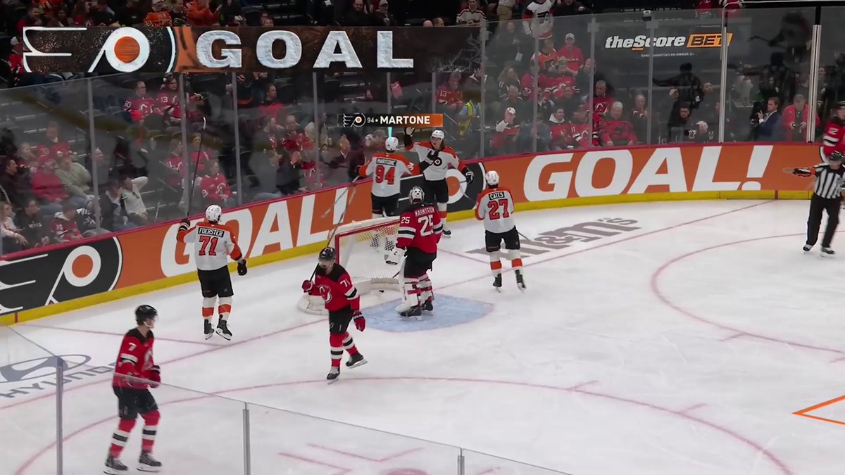 TREVOR ZEGRAS 🤩 He nets back-to-back goals to open the scoring for the Philadelphia Flyers! ⚫️🟠 📺: ESPN ➡️