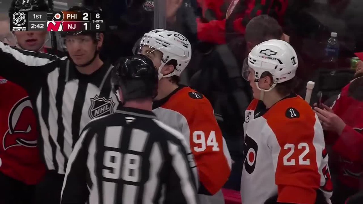Nemec gives his NHL welcome to Martone 💥