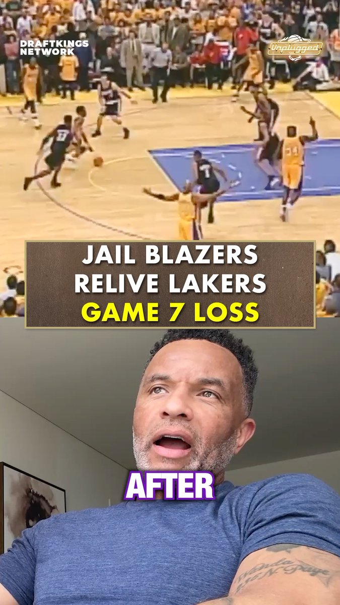 The Jail Blazers had the Shaq &amp; Kobe Lakers on the ropes 😳 Rasheed, Damon &amp; Bonzi revisit the iconic alley-oop and the moment Game 7 slipped away.