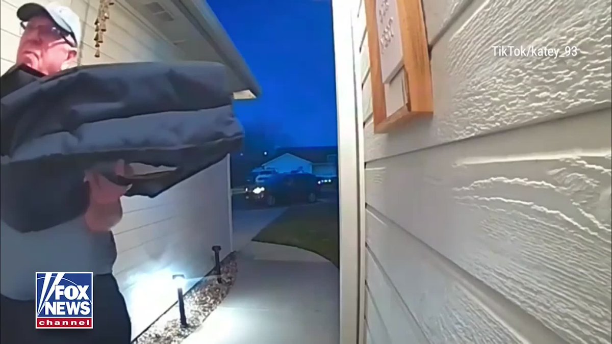 ABOVE AND BEYOND: A pizza delivery driver weeks from retirement made an extra stop at the store to bring a customer Diet Coke when the Idaho Domino's where he worked ran out. Doorbell camera footage showed Dan Simpson politely waving off an extra tip, and explaining he's retiring soon.