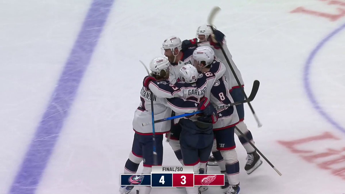 COMEBACK = COMPLETE 🤯 Zach Werenski comes up clutch with a HUGE win for the Columbus Blue Jackets!!!