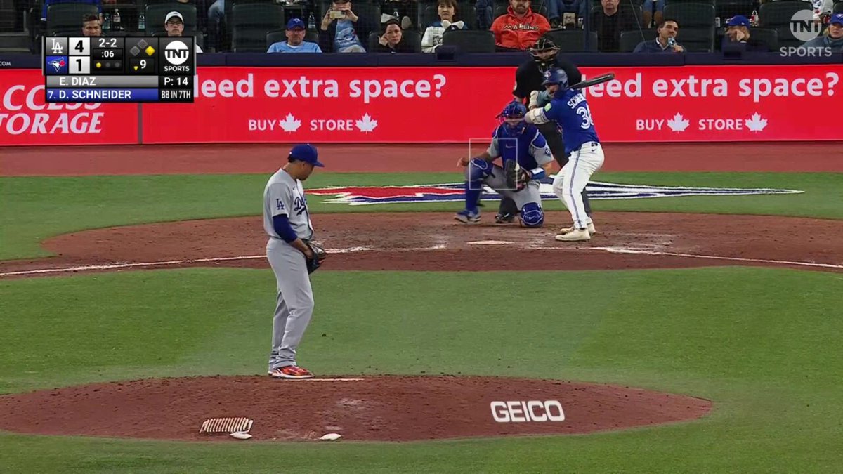 Edwin Diaz's reaction after Will Smith won the ABS challenge 🤣