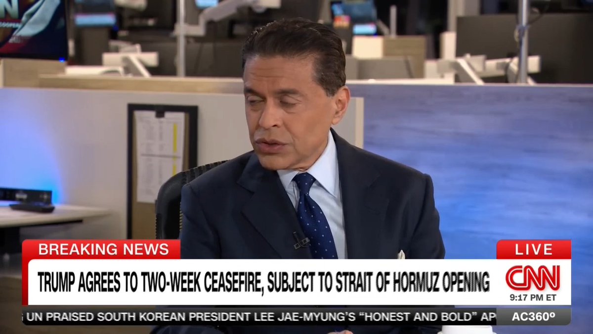 CNN's Fareed Zakaria reacts to the two-week ceasefire agreement between the US and Iran.