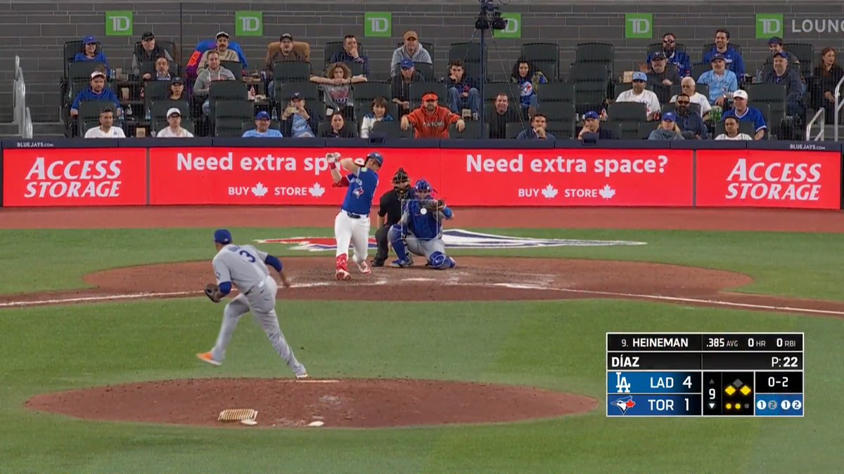 Edwin gets the save in Toronto!