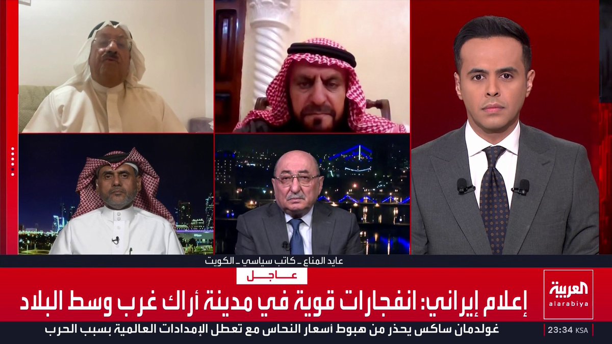 الكاتب السياسي عايد المناع: إذا كان تبرير اقتحام قنصلية الكويت بالبصرة هو غضب الجماهير فلماذا لم تغضب من القصف الإيراني للعراق وقطع الأنهار عنه؟ وحكومة السوداني إما عاجزة أو راضية عن هجمات الفصائل المسلحة على دول الجوار قناة العربية