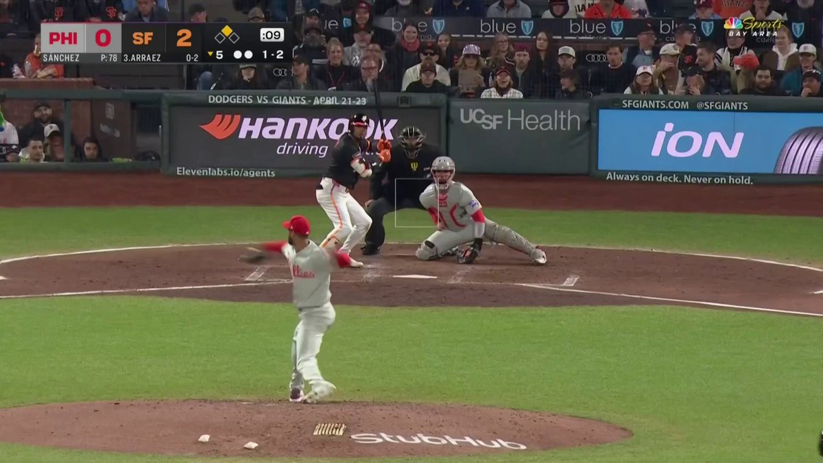 Cuando no !! Luis Arraez hit impulsor. Hoy como 3er bate de los Giants, va de 3-1 y 2CI para llegar a 6 en la temporada 🇻🇪💛💙❤️🇻🇪
