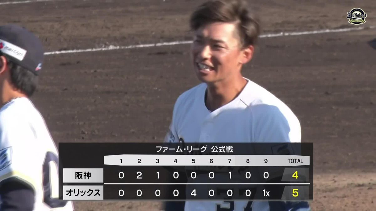 笑顔で決めた 石川亮 今季初安打は サヨナラタイムリー！ ⚾️オリックス×阪神（ファーム） #イージースポーツ #Bs2026 #だったらDAZN DAZNならファームも見られる📱 ✔ 月々2,300円（年間プラン・月々払い） ✔ 初月無料キャンペーン中（〜4/19まで） ▶ 視聴はこちら