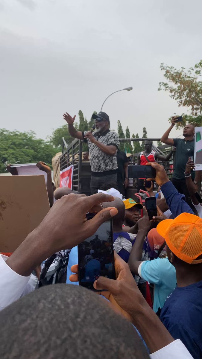 “Arise O Compatriots!” ADC’s #OccupyINEC Protest. We are outside!