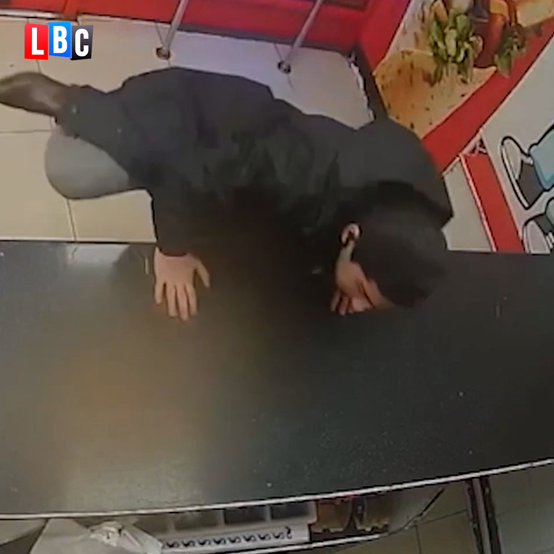 Teenaged maniac Marwan Khadir pulled a fake handgun on a chicken shop worker before threatening to kill him on Christmas Eve... over some missing garlic sauce. Joseph Draper LBC goes through it: