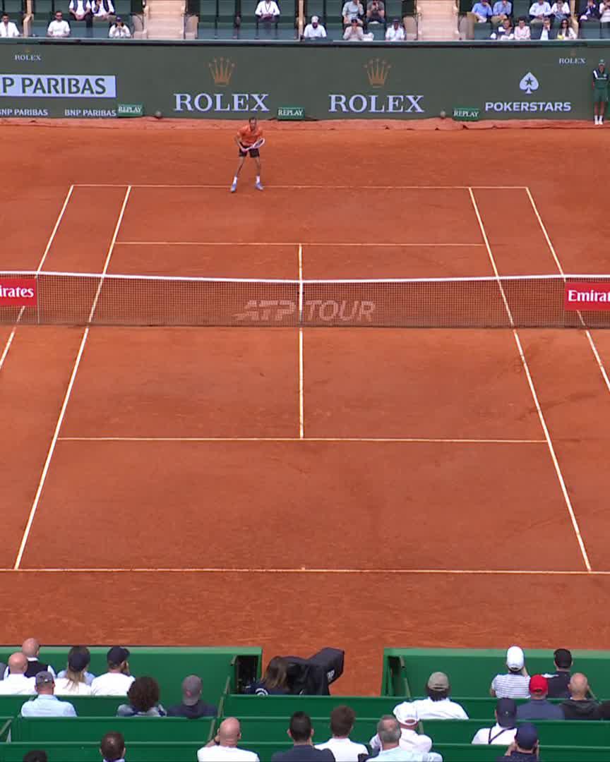 Matteo Berrettini becomes the first player to bagel Daniil Medvedev on clay this decade!