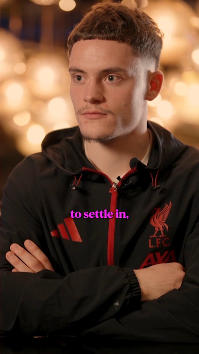 "I'm feeling good now in England" Florian Wirtz on adapting to life at Liverpool and the Premier League 🗣️