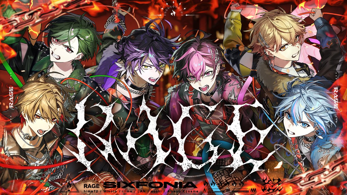 44th Original Song 『RAGE』 ___ナメんじゃねえ! 【 】 #シクフォニ