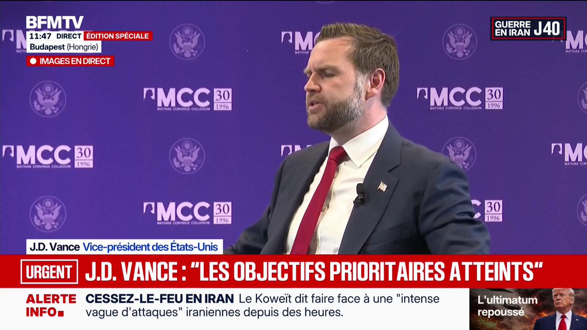 J.D Vance : "Les Iraniens sont de meilleurs négociateurs que combattants"