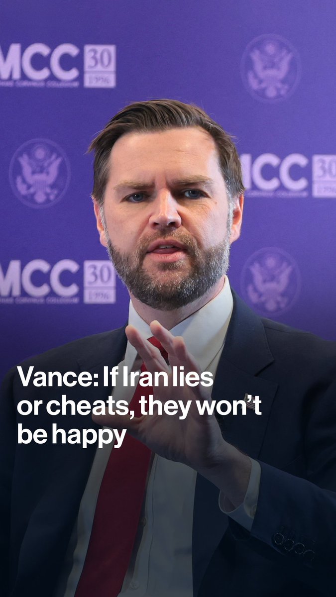 "If they're going to lie or cheat, then they're not going to be happy." Vice President says if Iran is willing to work in good faith, the US can make an agreement