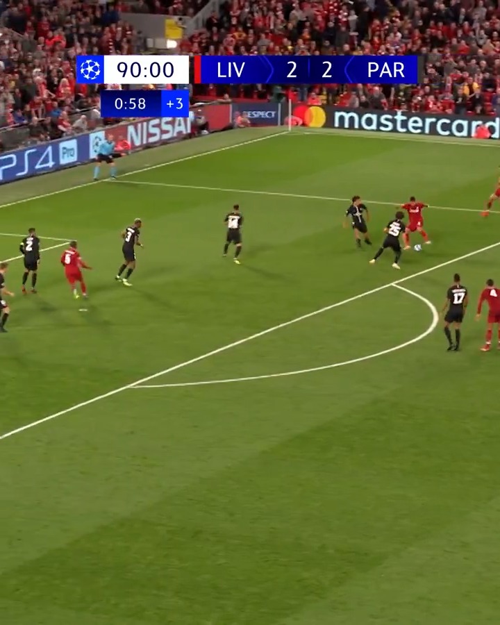 Firmino stoppage-time winner vs Paris 😲 #UCL