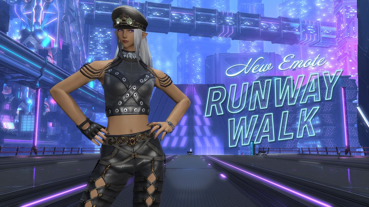 Strut your stuff for Fan Festival 2026, Warriors of Light! 💅 Become the star of your very own fashion show with the attention-grabbing Runway Walk emote, now available on the FFXIV Online Store! 👠