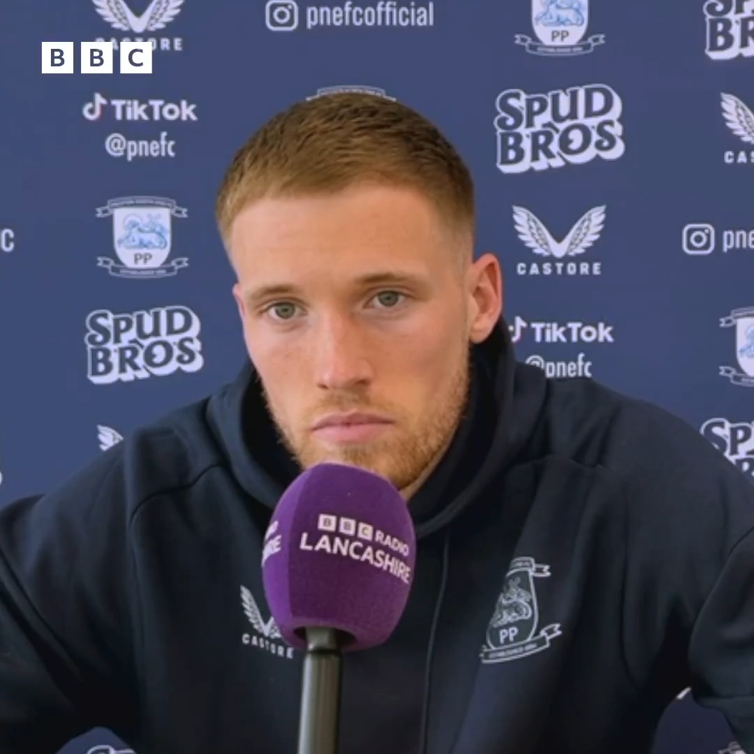 ⚪️ "It seems that when we are one ahead, we sink in a little bit. Not purposely. I don't know whether the other team sends more players forward or seems to have an extra man. I do think it's something we need to work on." #Preston North End's Lewis Gibson #pnefc | #bbcfootball