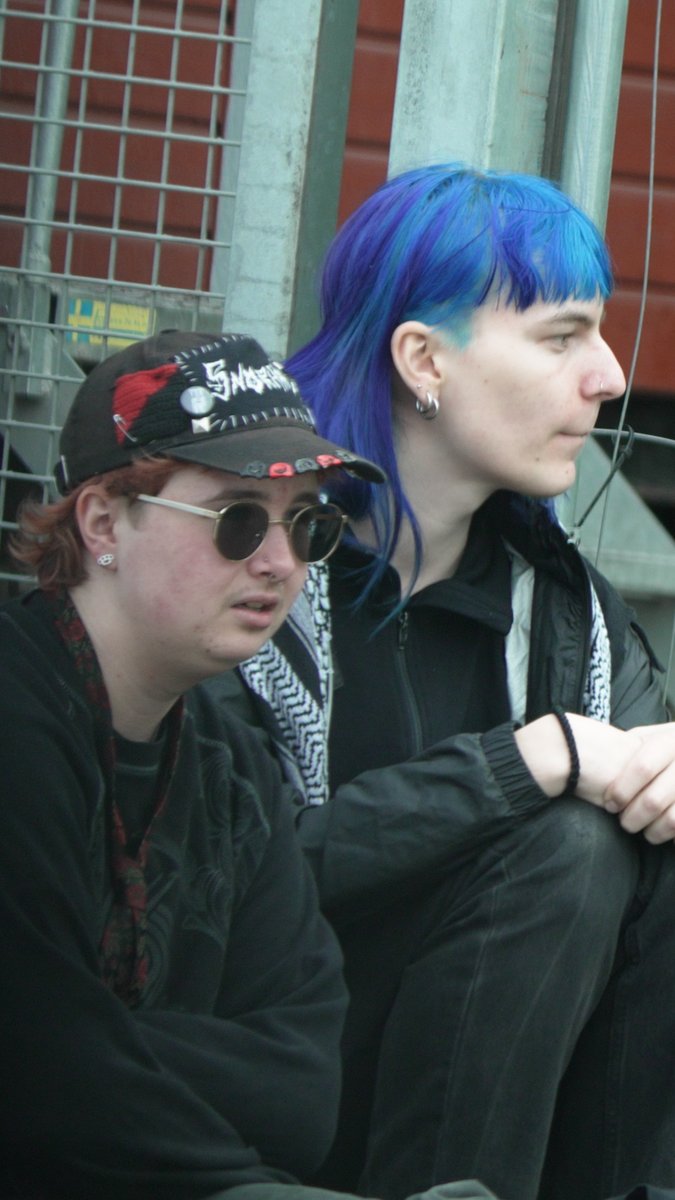 Antifa marched in Stockholm — many masked, as always. We searched for unmasked activists. The moment they saw us, they hid their faces.