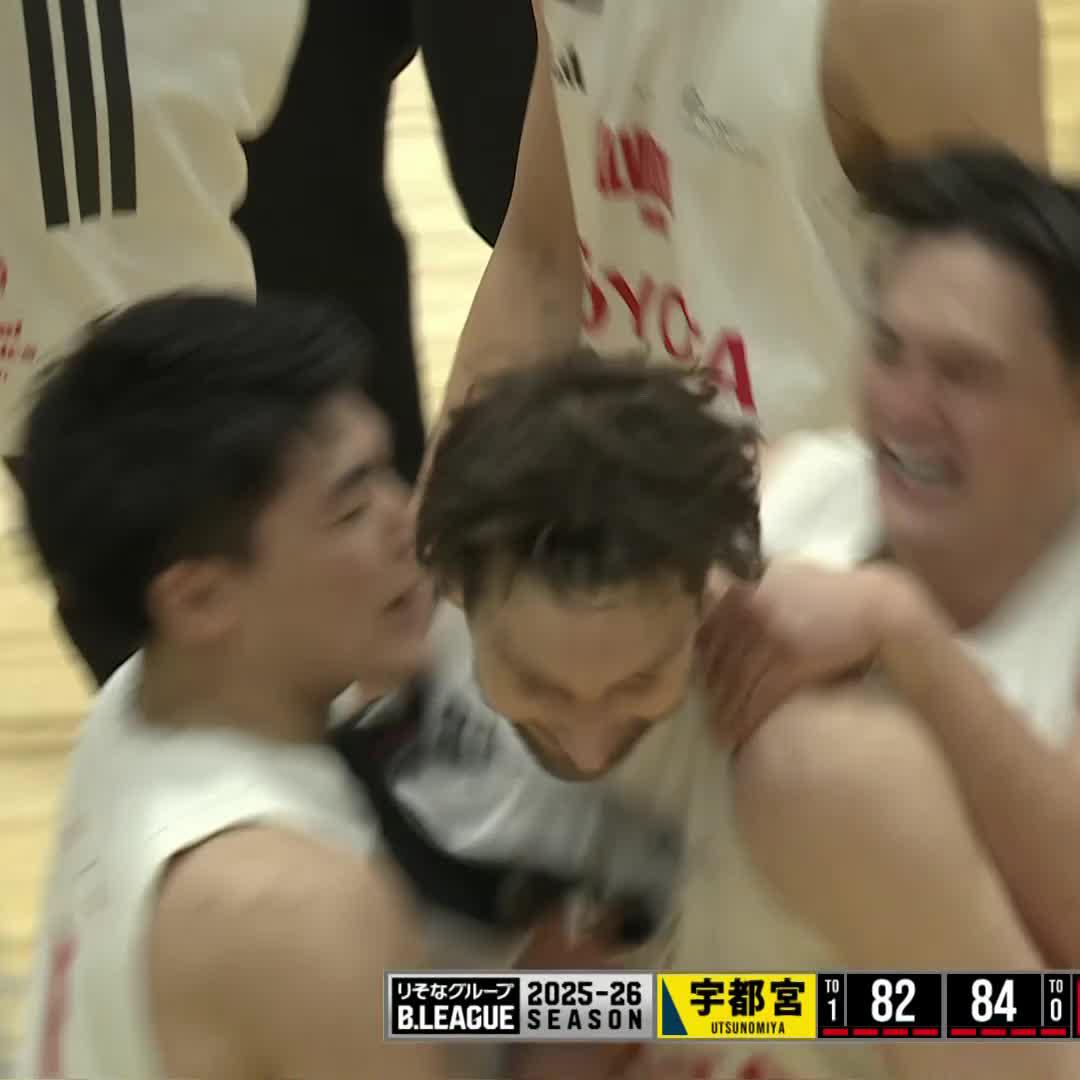 ⏰️4Q残り0.4秒 ロシターの値千金のプットバック🔥🔥 Ryan Rossiter 📲バスケットLIVE配信 #アルバルク東京 #GRITUP