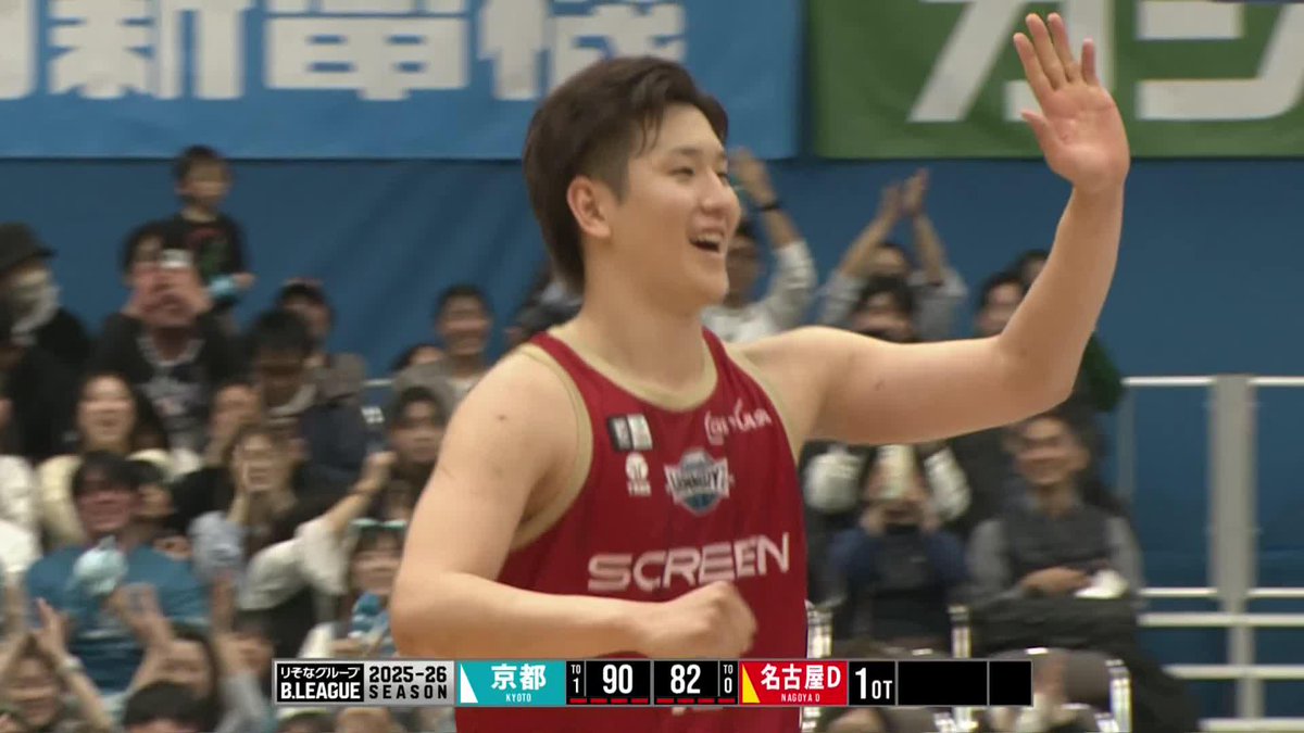 オーバータイムに及ぶ熱戦! 京都が西地区2位・名古屋Dから3年ぶりに勝利を掴む! 前田悟 Satoru Maeta 京都ハンナリーズ #Bリーグ #りそなグループ