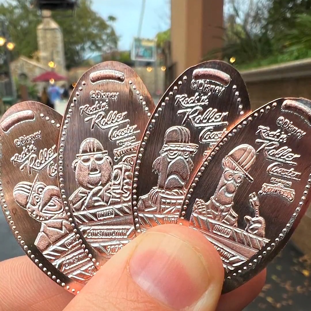 Reminder for you to grab the limited edition construction pressed pennies at Rock 'n' Roller Coaster Starring The Muppets before Disney wraps up work this summer!