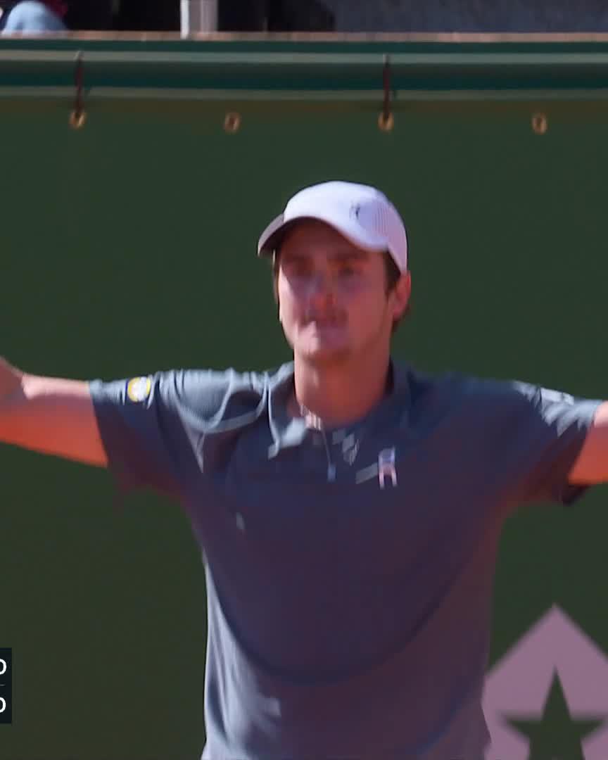 Fonseca Frenzy ⚡️ The Brazilian overcomes Rinderknech 7-5 4-6 6-3 to reach the third round! #RolexMonteCarloMasters