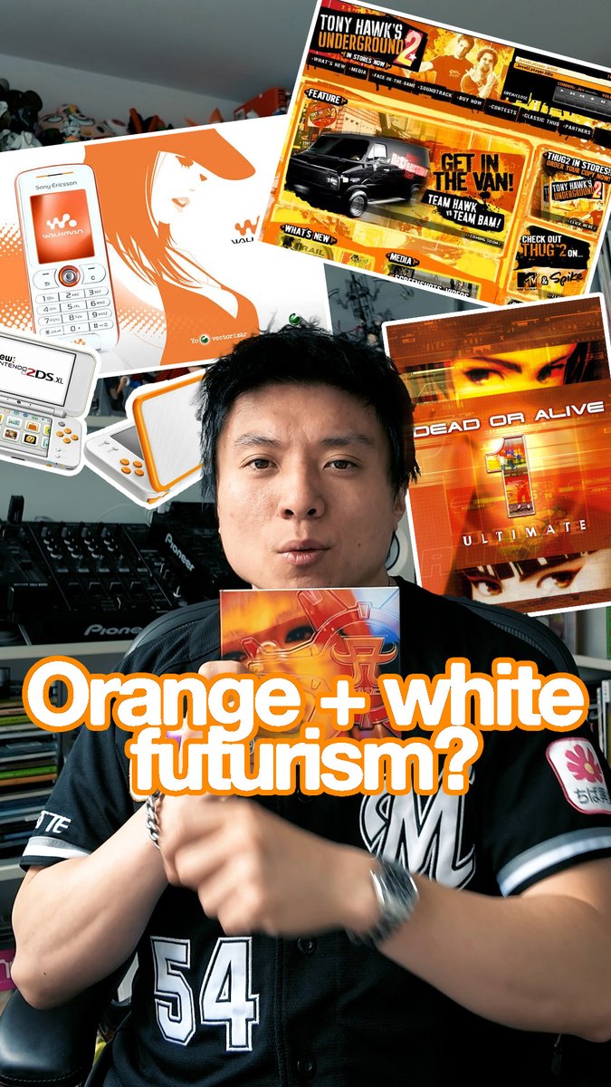 FUTURISTIC ORANGE AND WHITE AESTHETIC HAS BEEN RETROACTIVELY CALLED DORFic WHICH I PERSONALLY DISLIKE