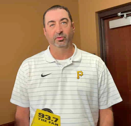 Konnor Griffin’s dad, Kevin, if it has hit him his son is getting $140 million #Pirates