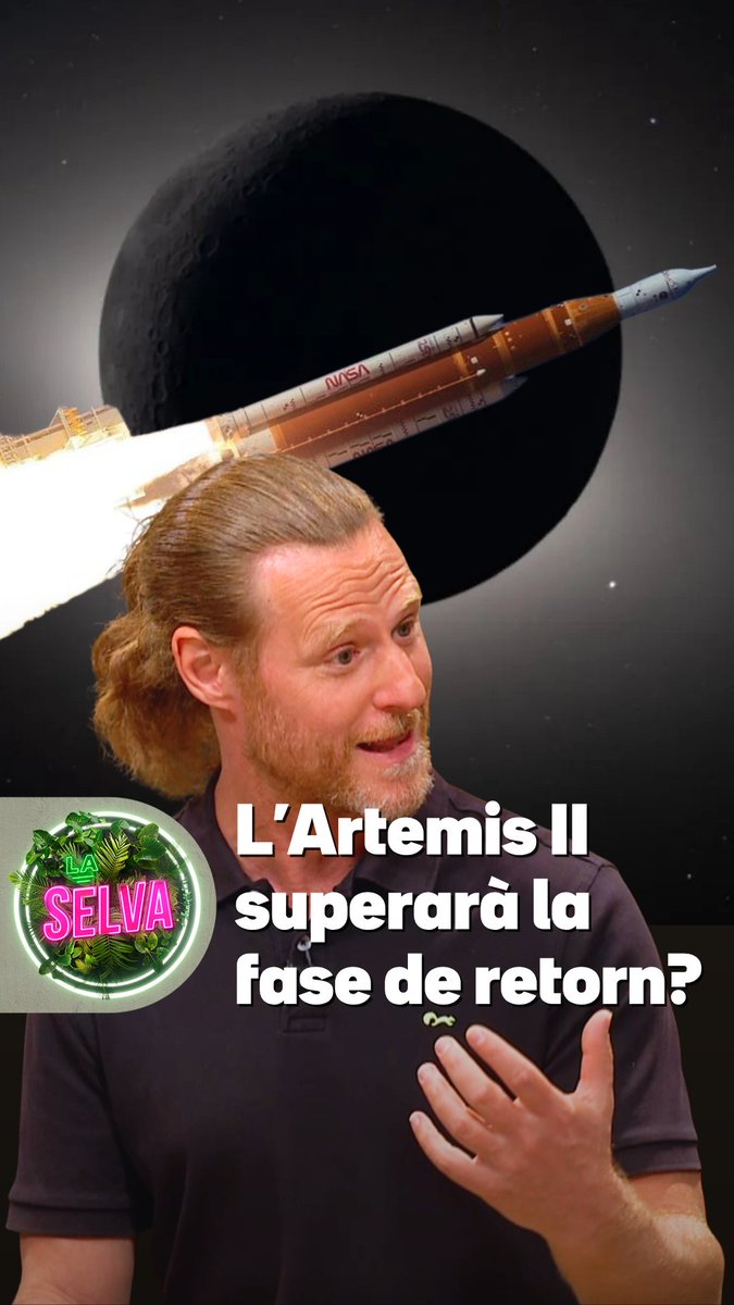 🚀 "Pots perdre la nau i la gent". Ho diu Miquel Sureda (Miquel.sureda), físic i enginyer, a #LaSelva3Cat, parlant dels reptes del viatge de tornada de la missió espacial Artemis II. És el retorn la part més complicada d'aquesta missió? L'esteu seguint? 👀