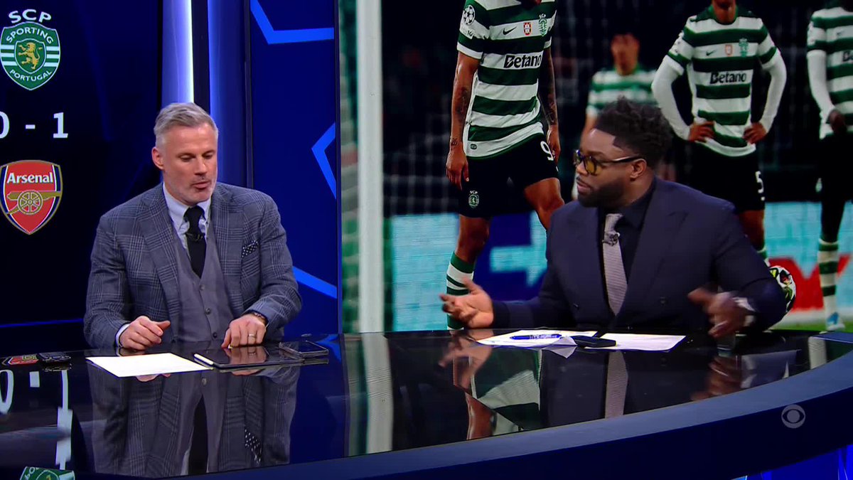 🗣️ Jamie Carragher: “It wasn’t a great performance…” 🗣️ Micah Richards: “They won! If that was Liverpool, ‘that’s a great professional performance away in Europe’.” 🗣️ “If Havertz hit the post…” 🗣️ “If Havertz hit the post?! If Vinicius scores, 2-2!”