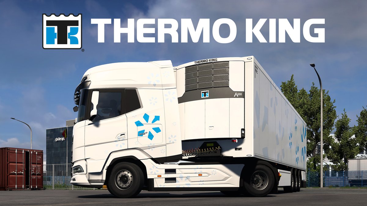 We're proud to reveal that Thermo King Europe is coming to Euro Truck Simulator 2! With the upcoming 1.59 update, Thermo King, a global leader in transport temperature control, will be joining ETS2 with their trailer refrigeration units 🚛❄️ See more 👇