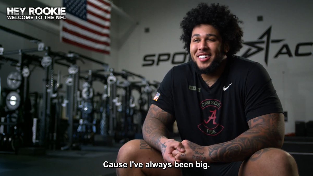 Born in Iowa, built to block 😤 Could Kadyn Proctor be the next Tristan Wirfs? #HeyRookie | Alabama Football