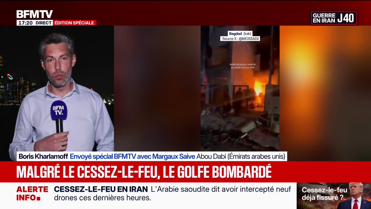 Les Émirats arabes unis auraient intercepté 17 missiles et 35 drones iraniens, depuis le début du cessez-le-feu