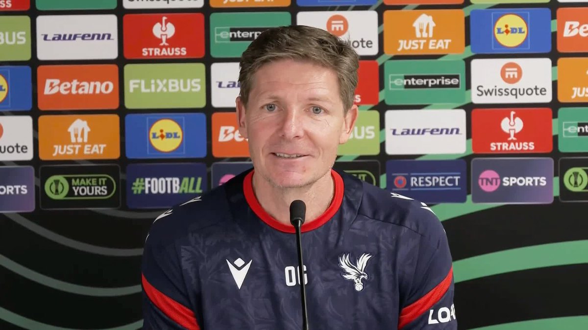 Oliver Glasner says Eddie Nketiah picked up a hamstring injury at training and will miss Crystal Palace's Europa League Conference fixture against Fiorentina ❌
