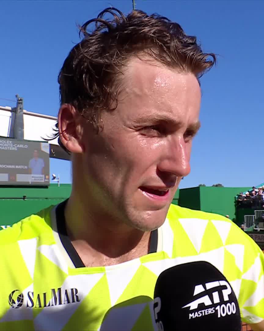 “I want to show that I’m not just a pusher” 😅 Casper Ruud #RolexMonteCarloMasters