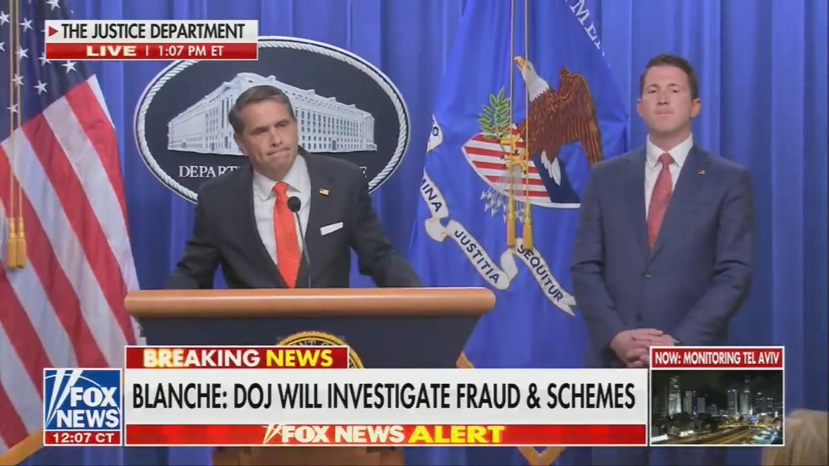 Acting Attorney General Todd Blanche said Trump has a “right” and “duty” to order the DOJ to investigate his political enemies. The comments mark the clearest indication yet that the department’s leadership views its role as the president’s personal law firm — not an independent agency.