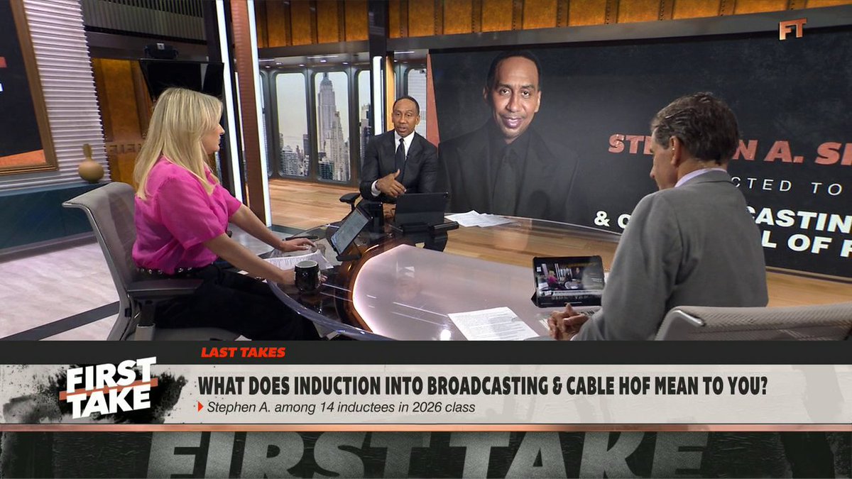Congratulations to Stephen A Smith on being inducted into the Broadcasting & Cable Hall of Fame! ๐