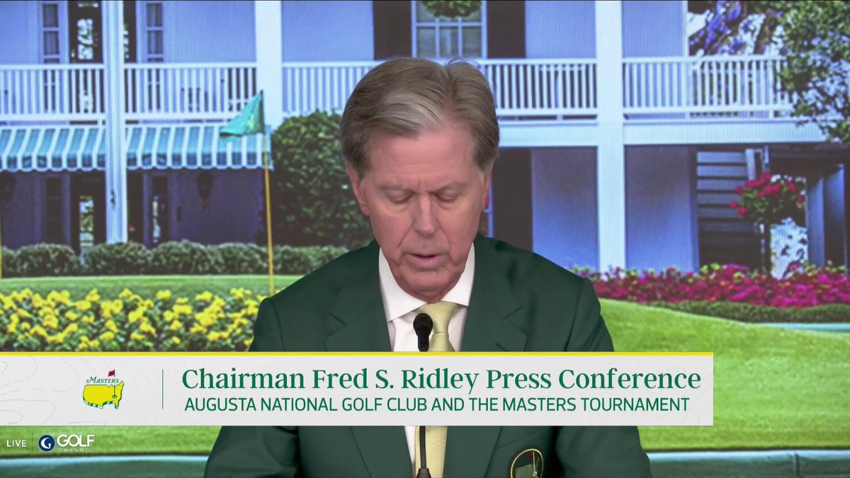 “Until recent years golf has been a game of imagination, creativity, and variety. The game has become much more one dimensional.” Fred Ridley spoke about Augusta Nationals full support of the golf ball rollback during his press conference introduction.