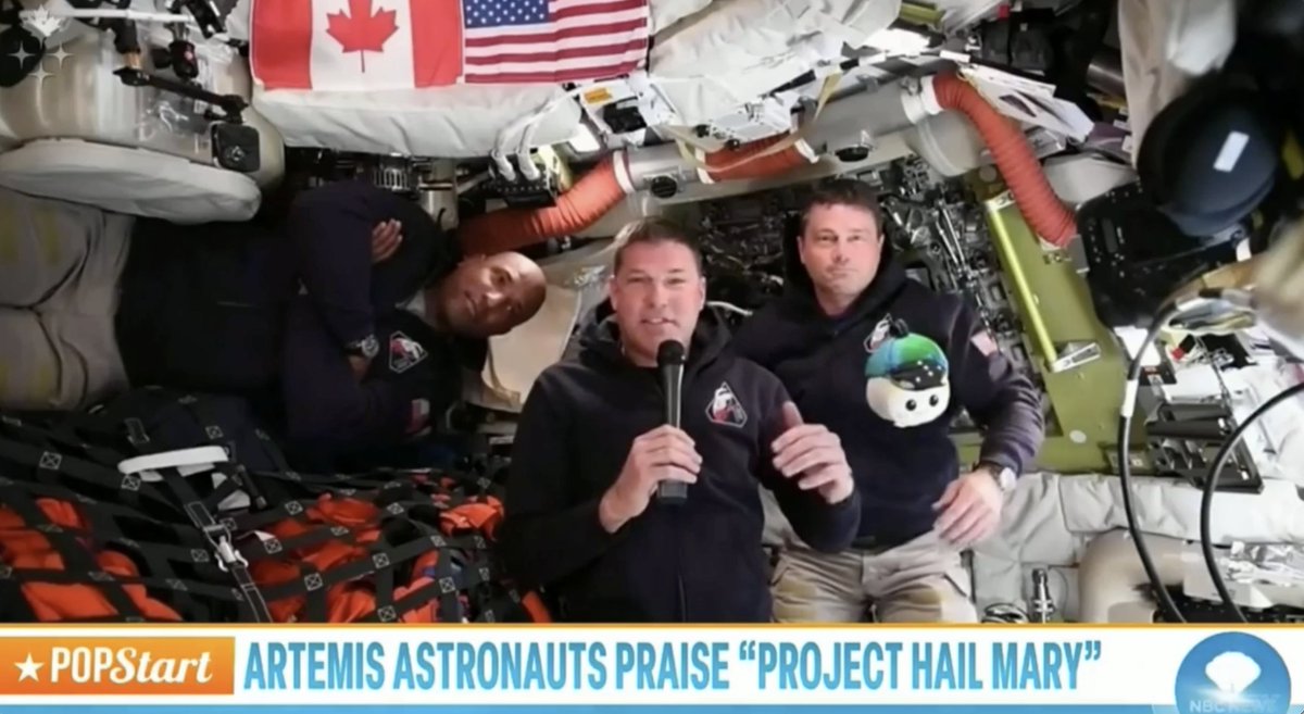 From Artemis II astronauts to the TODAY team. #ProjectHailMary is an amaze family experience for audiences across the galaxy. 💫